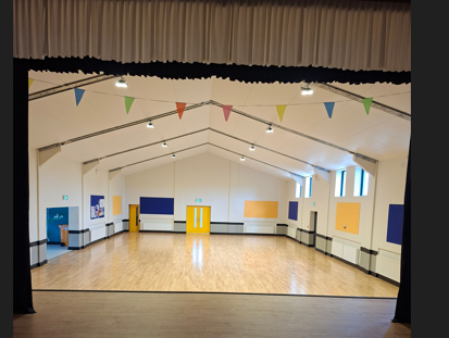 Main hall after the refurbishment