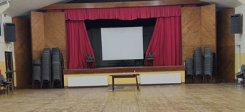 The stage before the refurbishment
