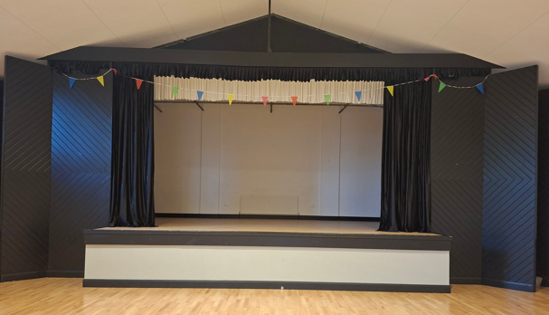 The stage after the refurbishment
