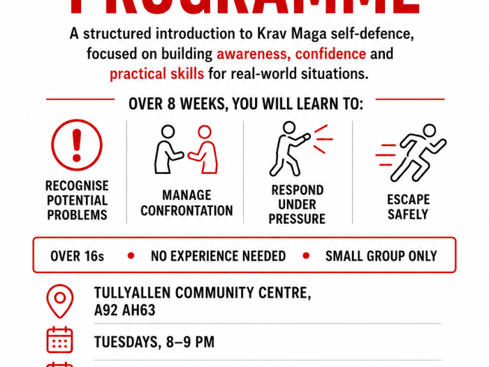8 week Beginner Self-Defence Programme